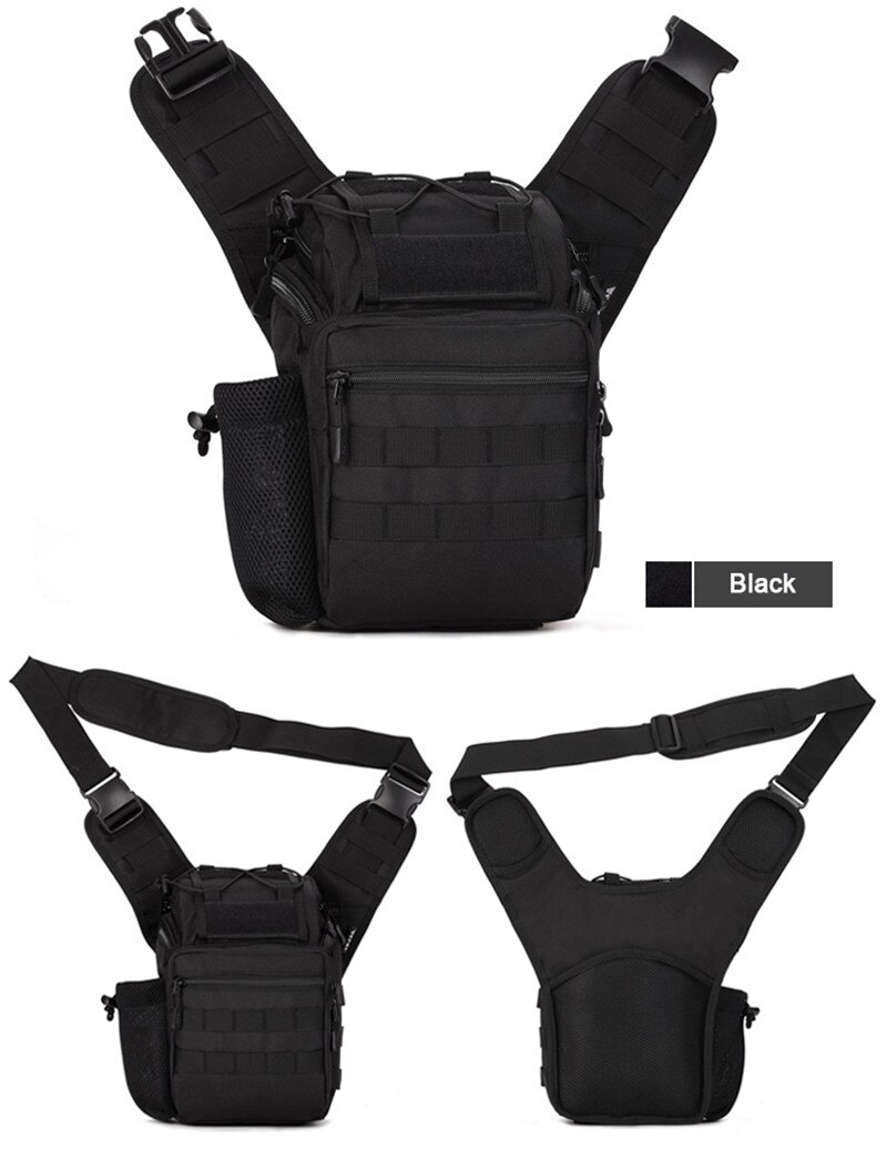 Military Men Shoulder Bag Travel DSLR Camera Crossbody Bag Fashion Nylon Waterproof Hiking Sports Messenger Bags Male Cross Body