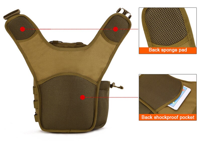 Military Men Shoulder Bag Travel DSLR Camera Crossbody Bag Fashion Nylon Waterproof Hiking Sports Messenger Bags Male Cross Body