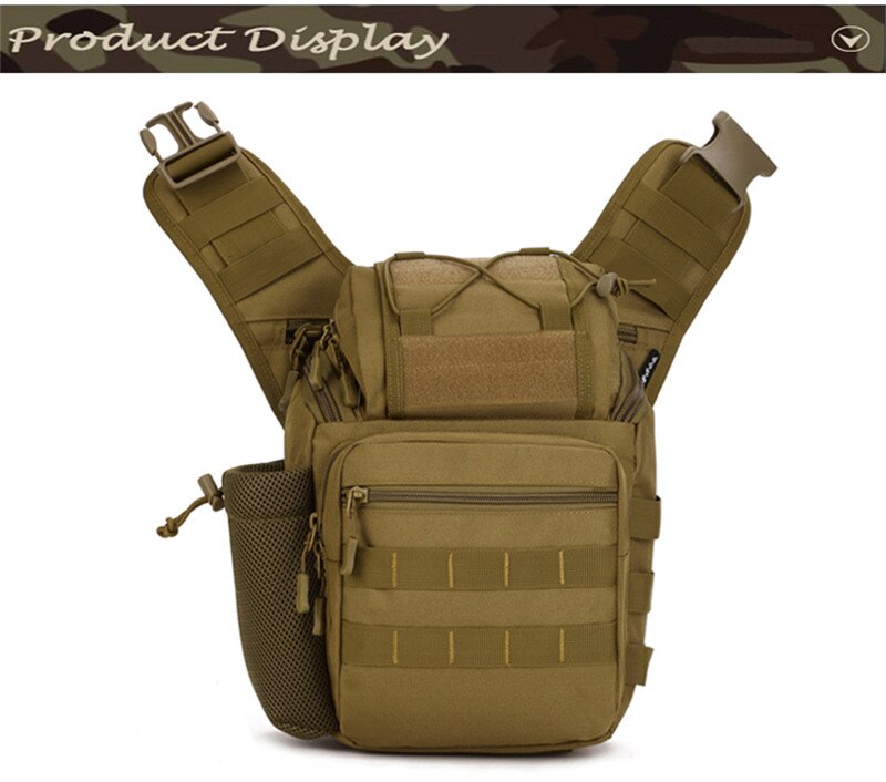 Military Men Shoulder Bag Travel DSLR Camera Crossbody Bag Fashion Nylon Waterproof Hiking Sports Messenger Bags Male Cross Body