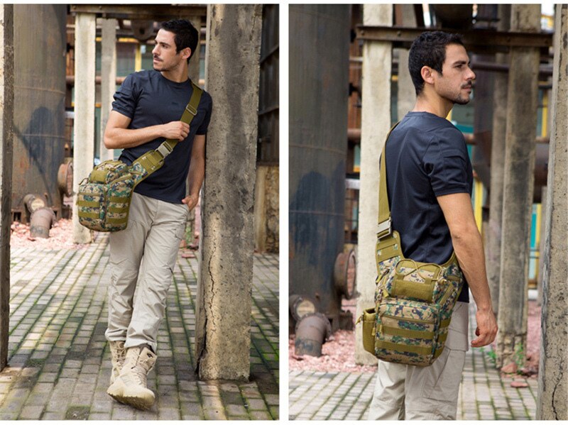 Military Men Shoulder Bag Travel DSLR Camera Crossbody Bag Fashion Nylon Waterproof Hiking Sports Messenger Bags Male Cross Body