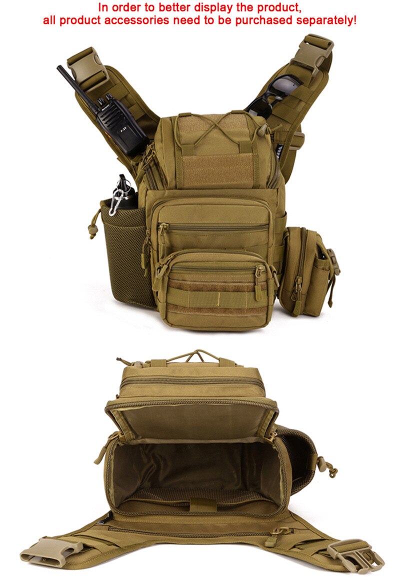 Military Men Shoulder Bag Travel DSLR Camera Crossbody Bag Fashion Nylon Waterproof Hiking Sports Messenger Bags Male Cross Body