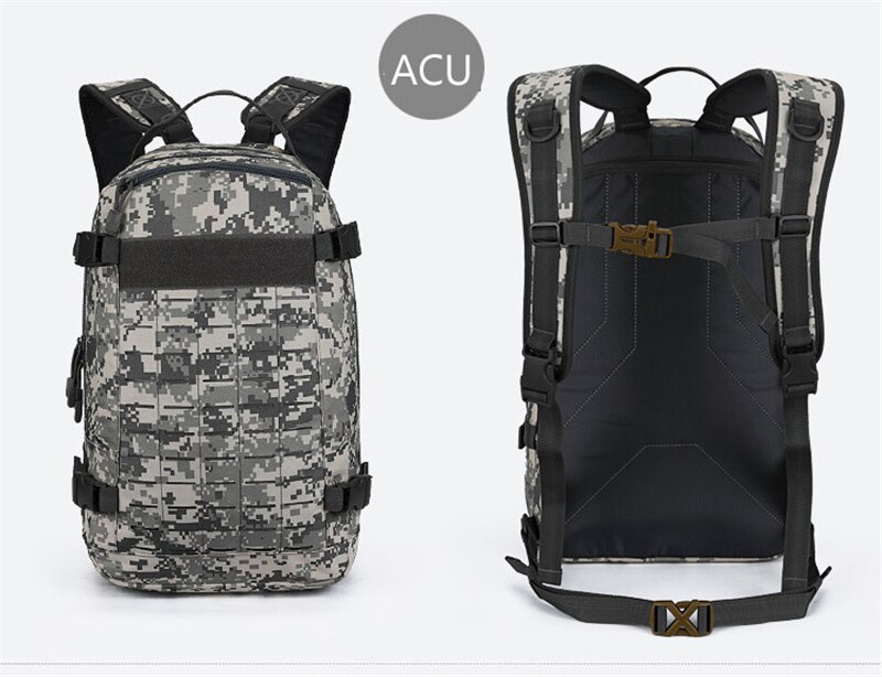 40L Camping Hiking Backpack Military Tactical Outdoor Rucksack Waterproof Oxford Army Molle System Bags Assault For Hunting Pack