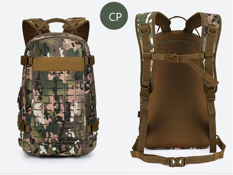 40L Camping Hiking Backpack Military Tactical Outdoor Rucksack Waterproof Oxford Army Molle System Bags Assault For Hunting Pack