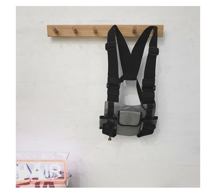 New Functional Fashion Chest Bag Men Women Hip Hop Harness Chest Rig Bags Waterproof Outdoor Sports Hunting Hiking Tactical Pack