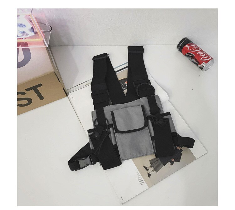 New Functional Fashion Chest Bag Men Women Hip Hop Harness Chest Rig Bags Waterproof Outdoor Sports Hunting Hiking Tactical Pack