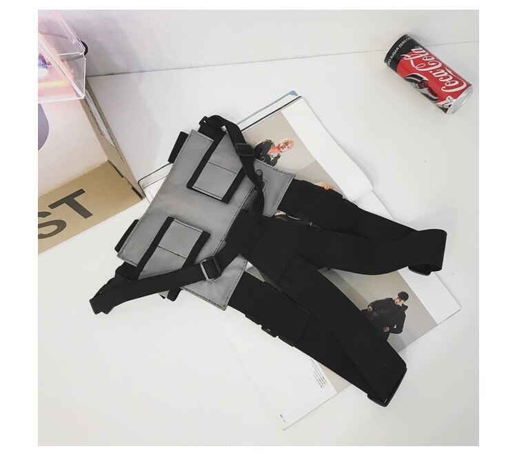 New Functional Fashion Chest Bag Men Women Hip Hop Harness Chest Rig Bags Waterproof Outdoor Sports Hunting Hiking Tactical Pack