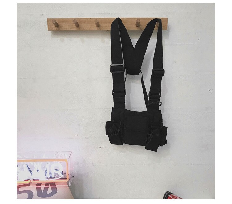 New Functional Fashion Chest Bag Men Women Hip Hop Harness Chest Rig Bags Waterproof Outdoor Sports Hunting Hiking Tactical Pack