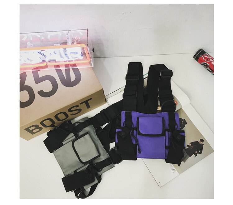 New Functional Fashion Chest Bag Men Women Hip Hop Harness Chest Rig Bags Waterproof Outdoor Sports Hunting Hiking Tactical Pack