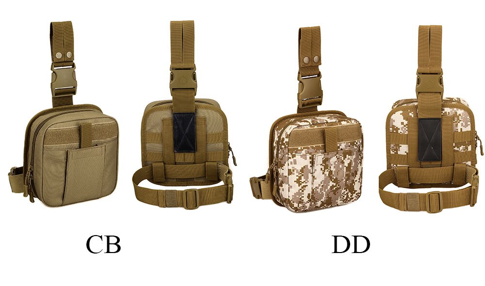 Outdoor Tactical Leg Pouch West Bag Waterproof Military Molle System First Aid Set Medical Pouch Hiking Hunting Trekking Leg Bag