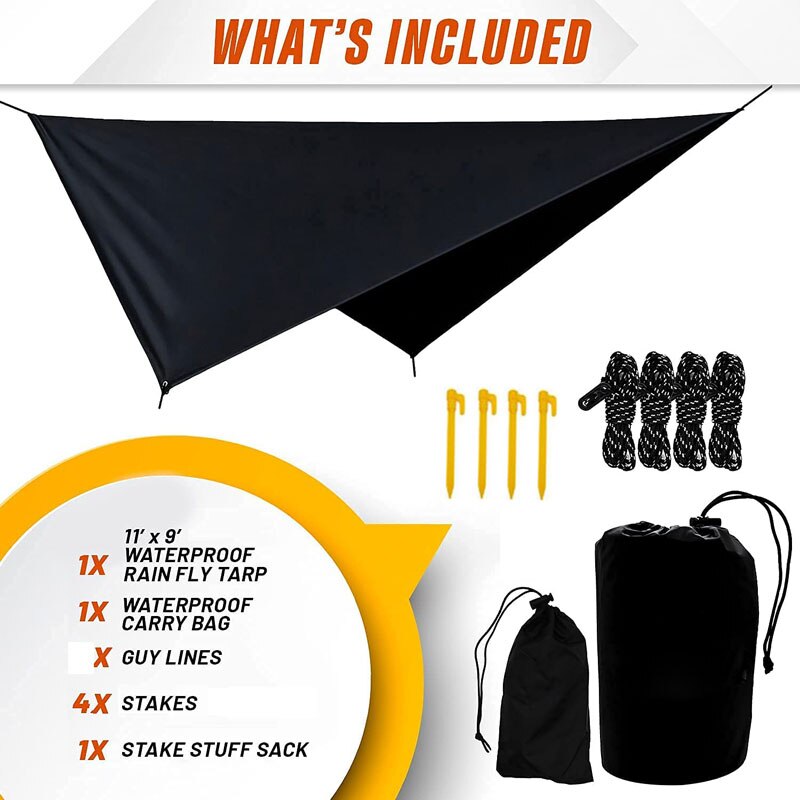 Awning Waterproof Tarp Tent Shade Ultralight Garden Canopy Sunshade Outdoor Camping Hammock Tourist Beach Sun Shelter