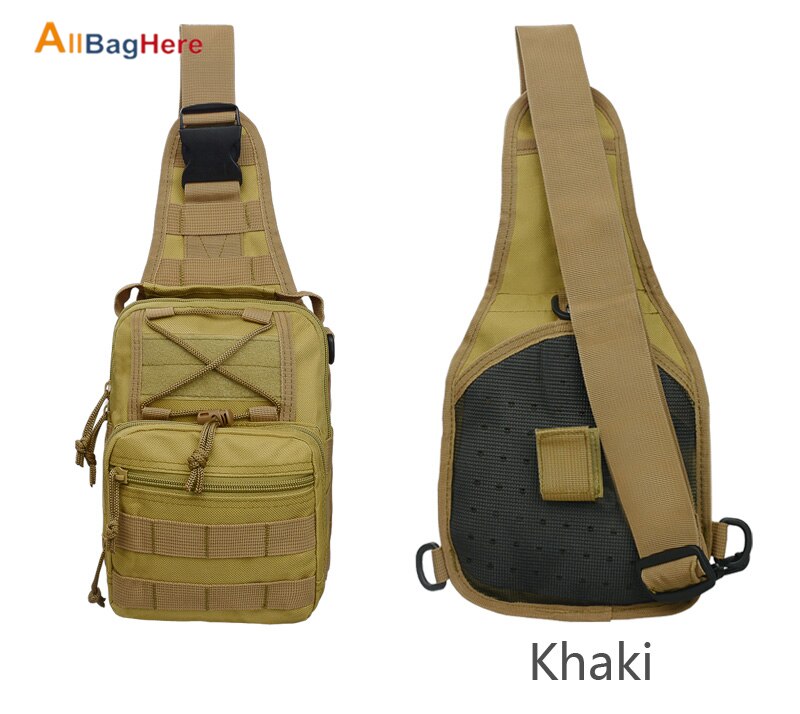 New Outdoor Shoulder Chest Military Backpack Camping Travel Hiking Trekking Bag 10 Colors Waterproof Crossbody Molle Sports Bags
