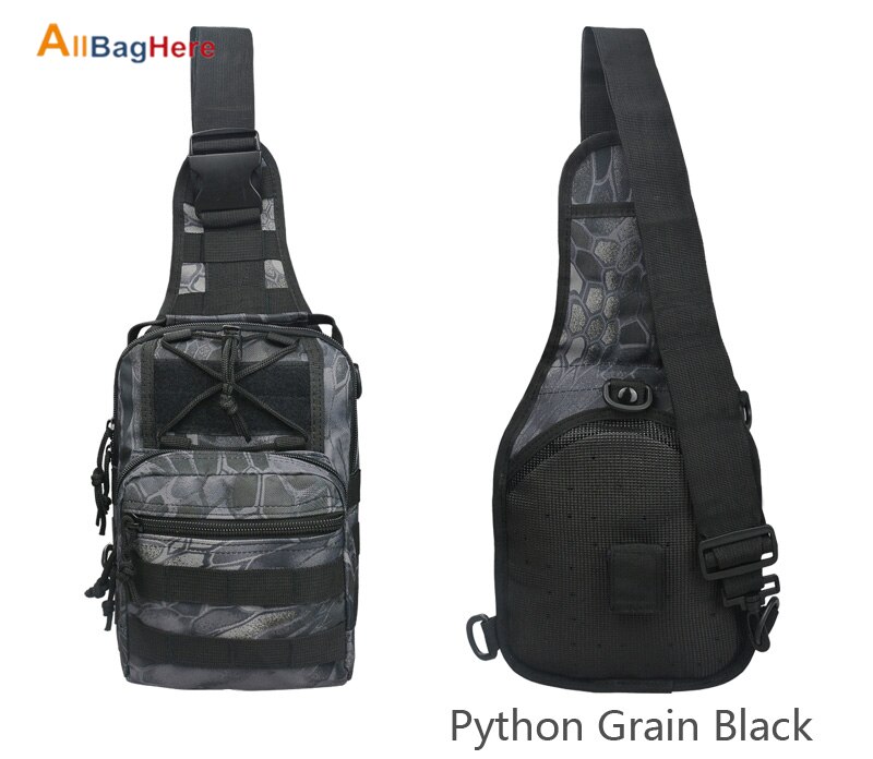 New Outdoor Shoulder Chest Military Backpack Camping Travel Hiking Trekking Bag 10 Colors Waterproof Crossbody Molle Sports Bags