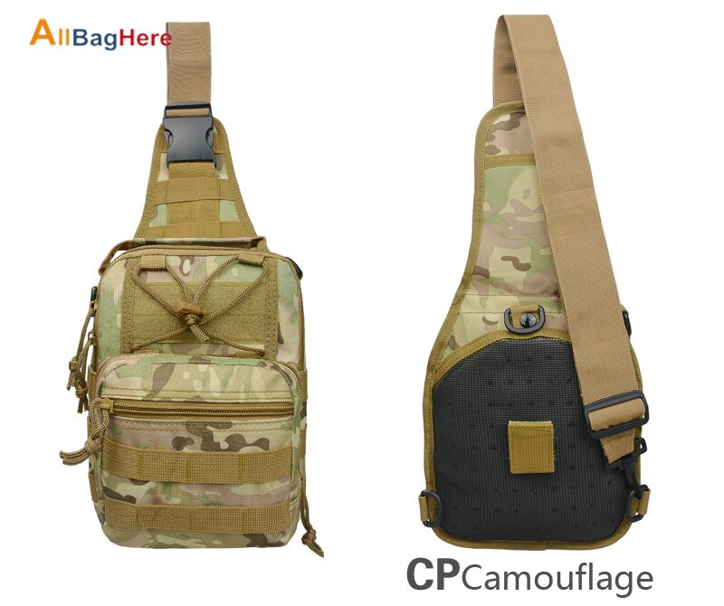 New Outdoor Shoulder Chest Military Backpack Camping Travel Hiking Trekking Bag 10 Colors Waterproof Crossbody Molle Sports Bags