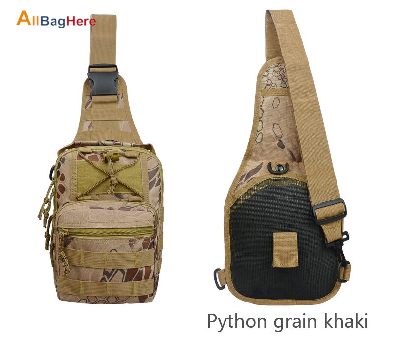 New Outdoor Shoulder Chest Military Backpack Camping Travel Hiking Trekking Bag 10 Colors Waterproof Crossbody Molle Sports Bags