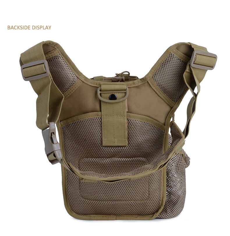 Outdoor Shoulder Chest Military Backpack Multifunctional Travel Hiking Trekking Bag Camo Waterproof Molle Sports SLR Camera Bags