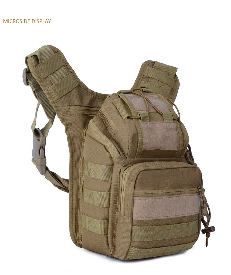 Outdoor Shoulder Chest Military Backpack Multifunctional Travel Hiking Trekking Bag Camo Waterproof Molle Sports SLR Camera Bags