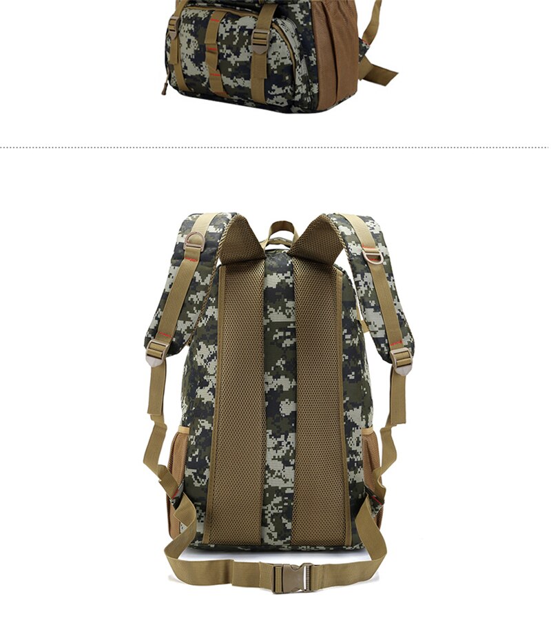 Camouflage Outdoor Military Backpack Men Sport Molle Army Tactical Bag Tourist Oxford Waterproof Hiking Camping Travel Backpacks