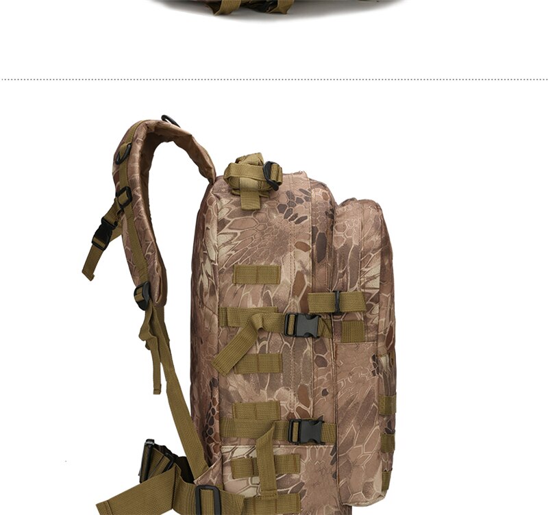 Outdoor Molle Tactical Backpack Men Climbing Travel Sports Army Military Bags Hiking Trekking Oxford Waerproof Tourist Rucksacks