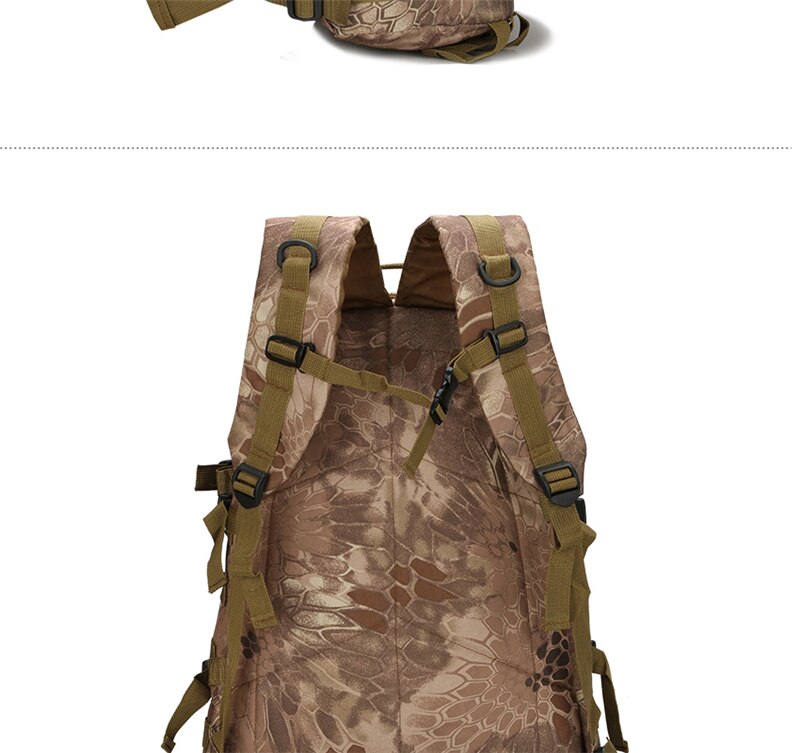 Outdoor Molle Tactical Backpack Men Climbing Travel Sports Army Military Bags Hiking Trekking Oxford Waerproof Tourist Rucksacks