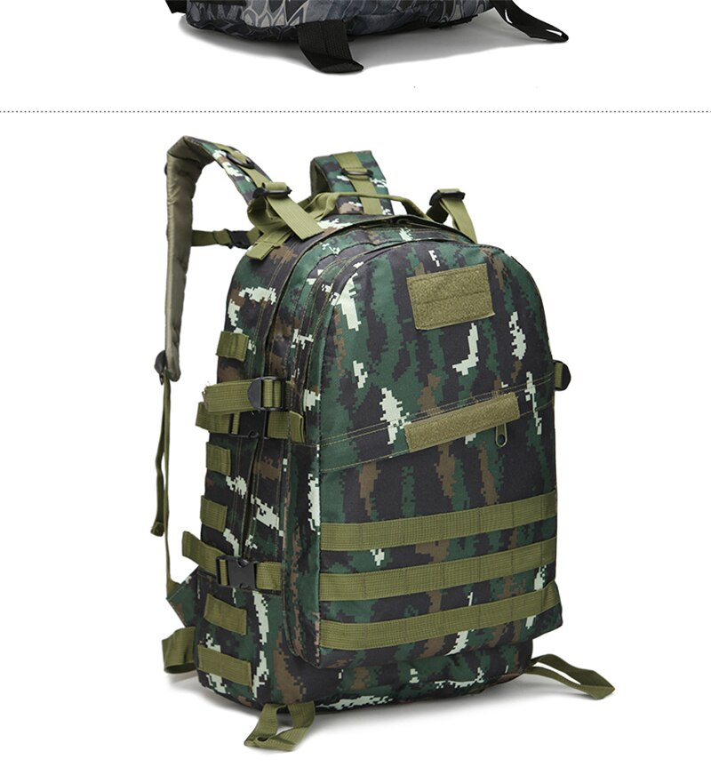 Outdoor Molle Tactical Backpack Men Climbing Travel Sports Army Military Bags Hiking Trekking Oxford Waerproof Tourist Rucksacks