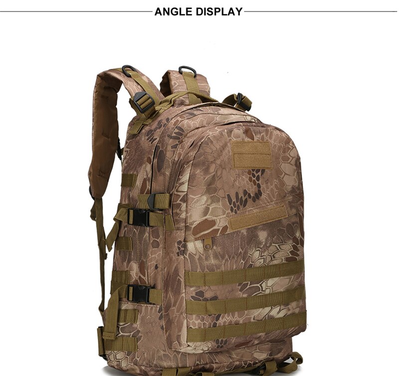 Outdoor Molle Tactical Backpack Men Climbing Travel Sports Army Military Bags Hiking Trekking Oxford Waerproof Tourist Rucksacks