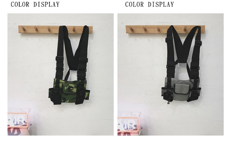 Waterproof Functional Fashion Chest Bag Men Women Hip Hop Harness Chest Rig Bags Vest Sport Hunting Tactical Package Bullet Pack