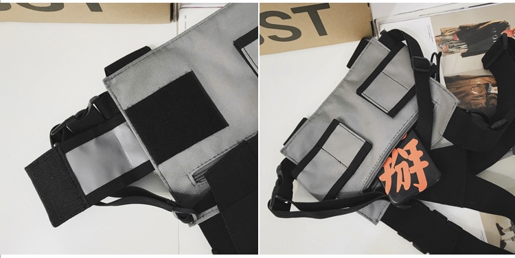 Waterproof Functional Fashion Chest Bag Men Women Hip Hop Harness Chest Rig Bags Vest Sport Hunting Tactical Package Bullet Pack