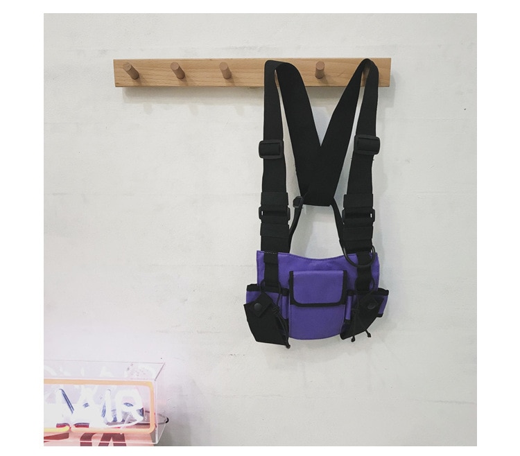 Waterproof Functional Fashion Chest Bag Men Women Hip Hop Harness Chest Rig Bags Vest Sport Hunting Tactical Package Bullet Pack
