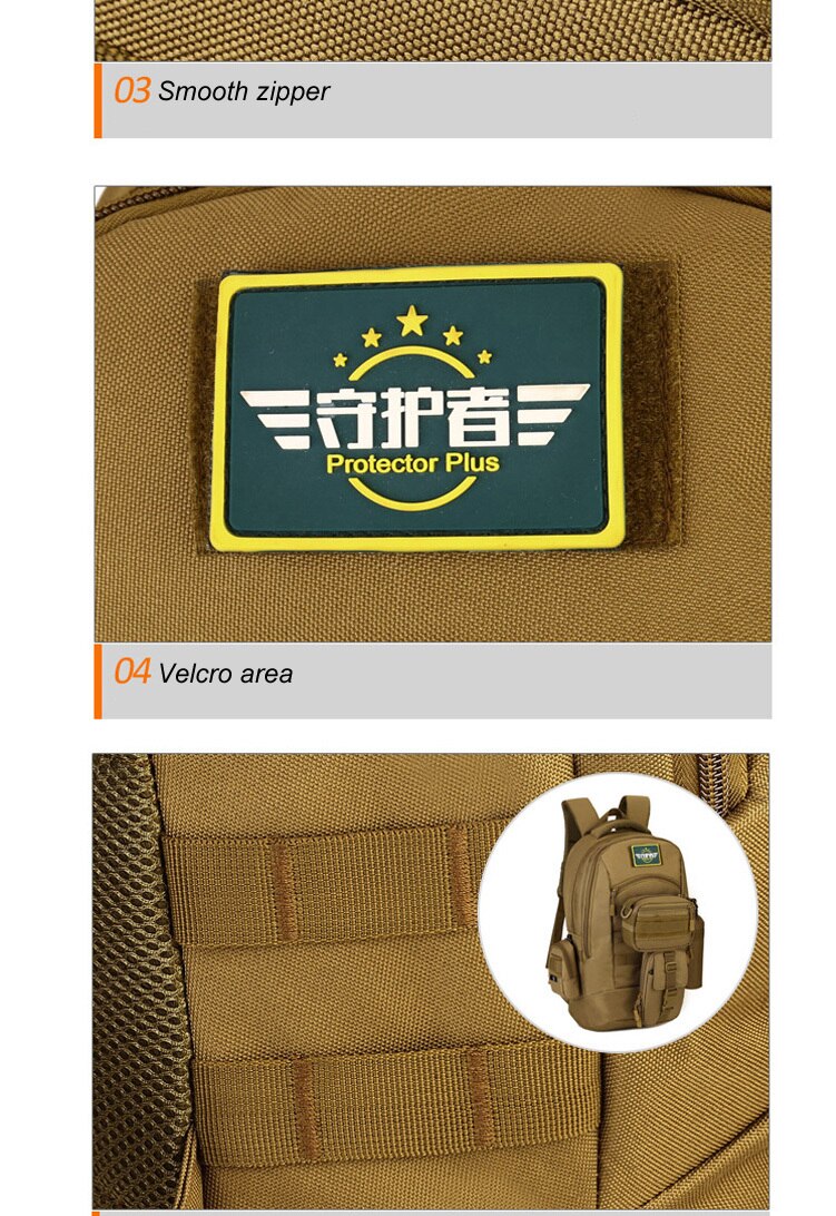 35L Utility Laptop School Backpacks Military Assault Tactical Bag Creeper Rucksack Camping Hiking Hunting Camo Army Hunters Bags