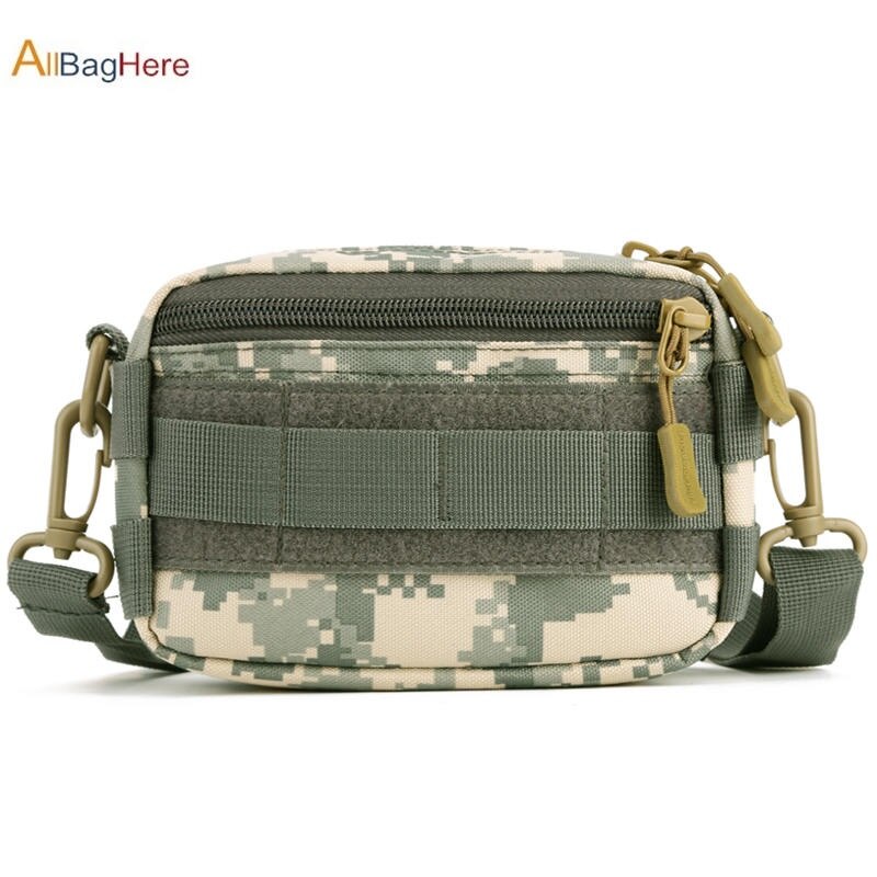 Mini Molle Pouch 5.5 inches Phone Bag Tactical Fishing Hiking Crossbody Camo Travel Portable Shoulder Sling Bag Climbing Cycling