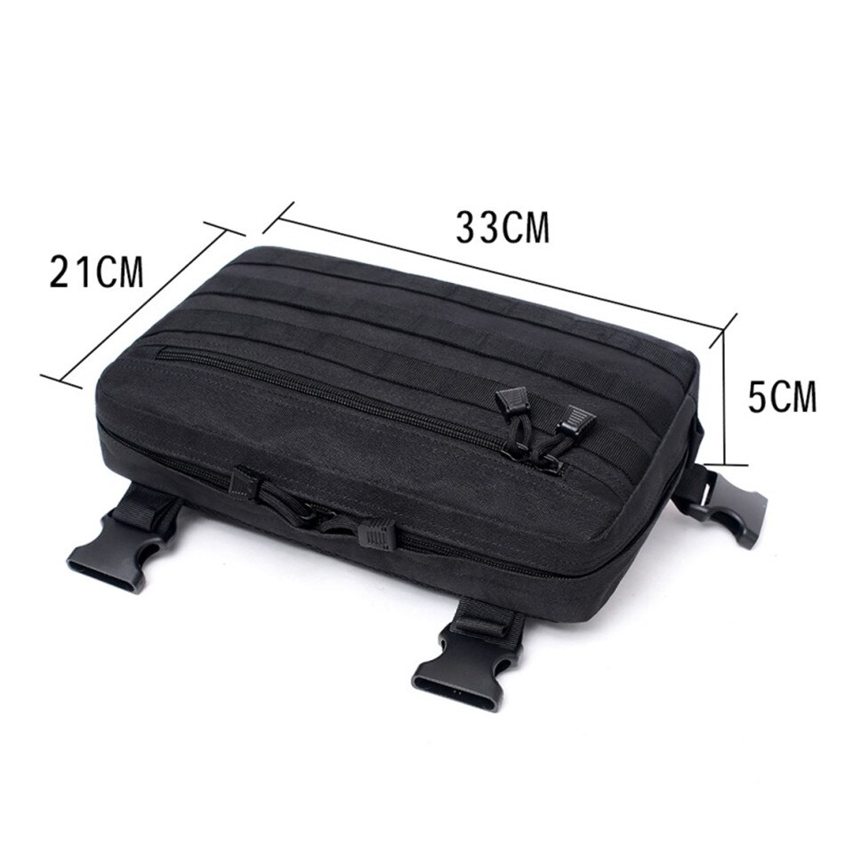 Tactical Chest Bag Hip Hop Streetwear Pouch Molle Front Pack Vest Backpack Breathable Mesh Outdoor Hunting Military Combat Bags