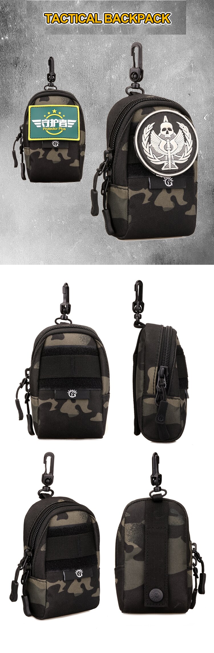 Nylon Tactical Waist Packs Fishing Sports Accessories Bag Outdoor Military Climbing Camping Hiking Hunting Molle Fanny Pack Bags