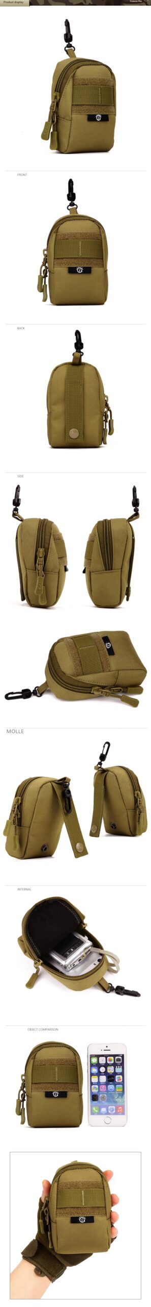 Nylon Tactical Waist Packs Fishing Sports Accessories Bag Outdoor Military Climbing Camping Hiking Hunting Molle Fanny Pack Bags