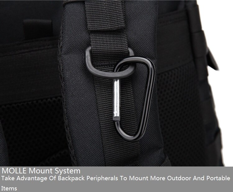 Outdoor Shoulder Military Camouflage Tactical Package Large-capacity Waterproof Men And Women Riding Hiking Camping Tactical Bag