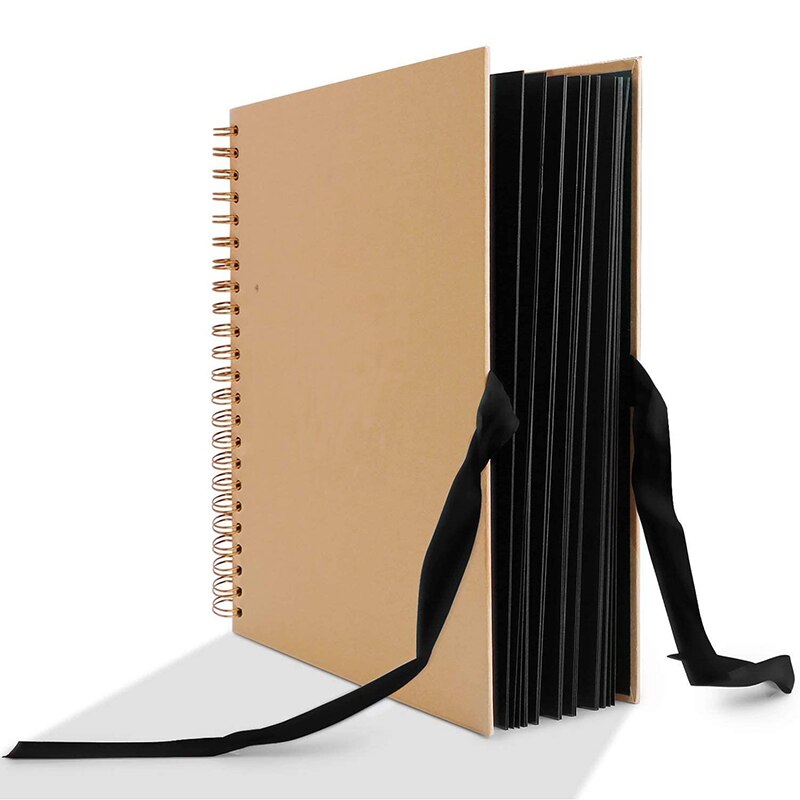 60/80 Pages Photo Albums Scrapbook Paper DIY Craft Album Scrapbooking Picture Album for Wedding Anniversary Gifts Memory Books