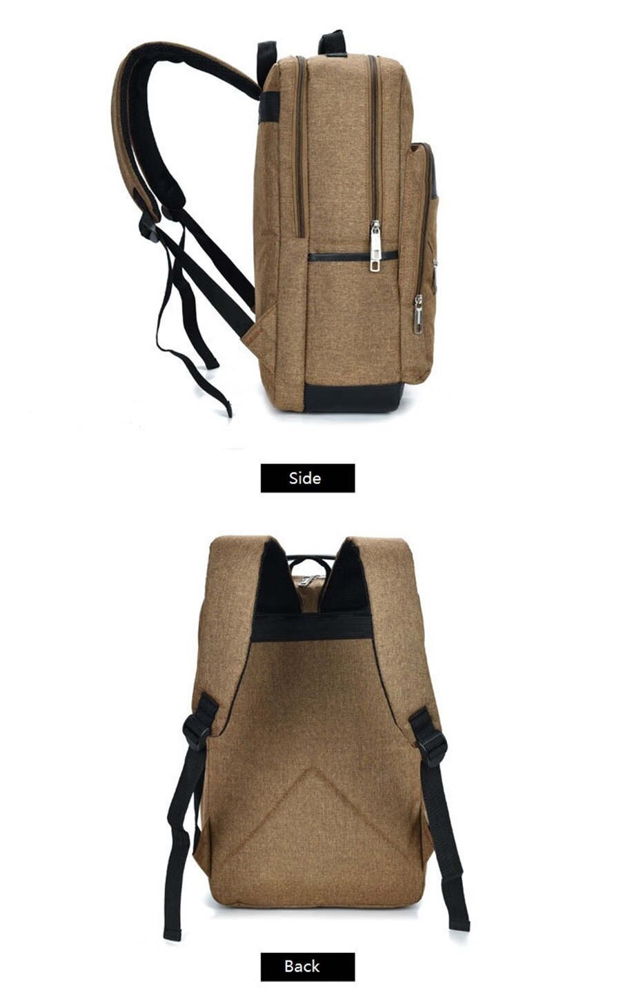 Japan And South Korea Leisure Waterproof Multi-Function Computer Double Backpack Men And Women Portable Ultra-Light Computer Bag