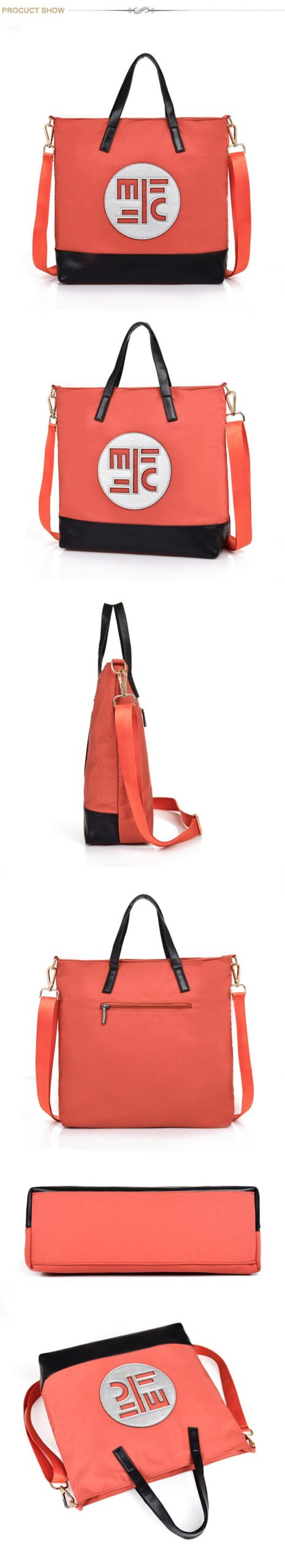 Women Large Capacity Handbags New Fashion Nylon Waterproof Shoulder Bag Shopping Travel Casual Tote Crossbody City Bags For Girl