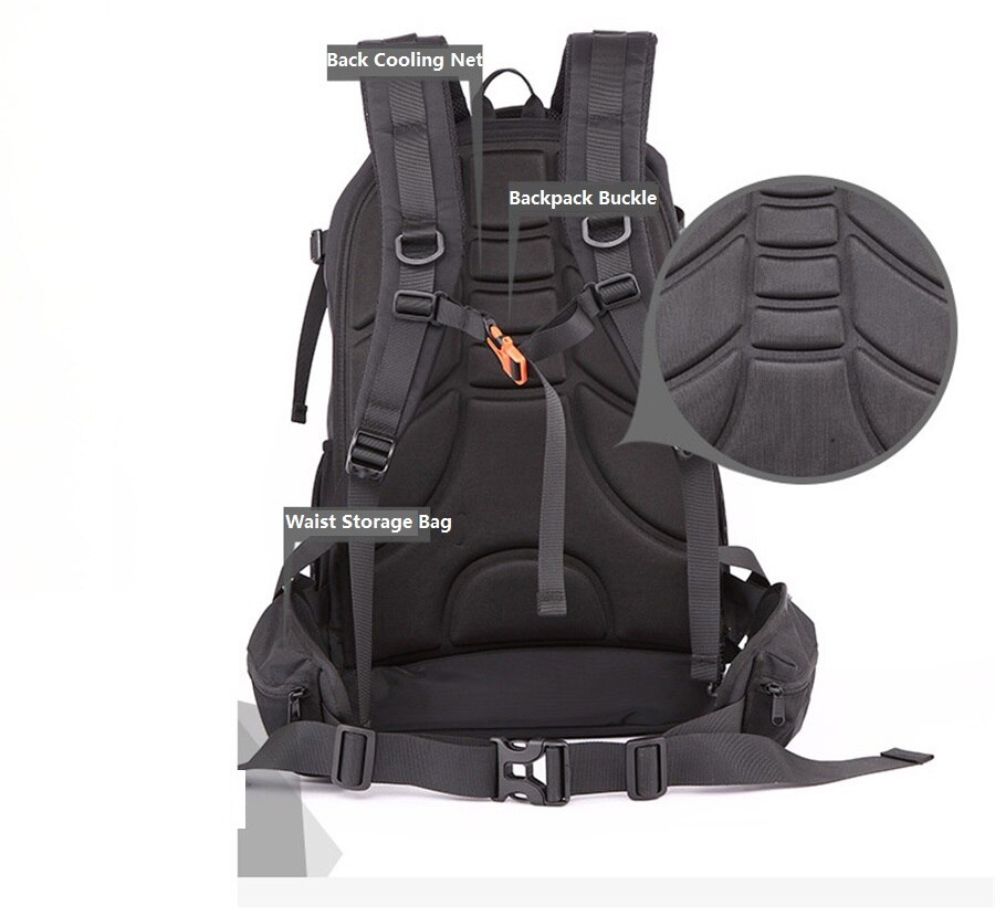 SLR Photography Travel Bag Male And Female Outdoor Waterproof Anti-Drop Professional Camera Digital Accessories Storage Backpack