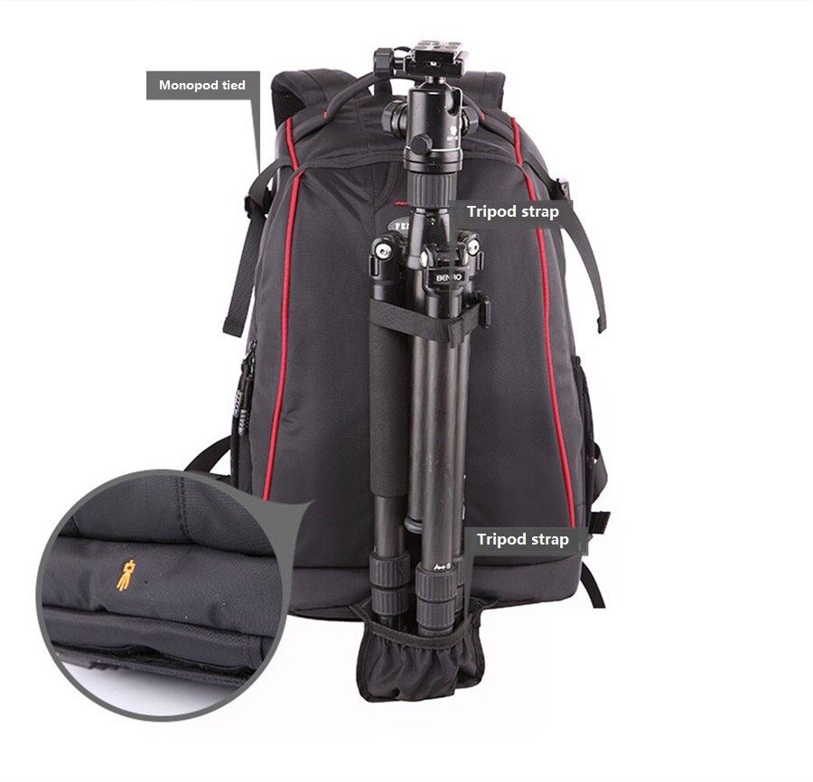 SLR Photography Travel Bag Male And Female Outdoor Waterproof Anti-Drop Professional Camera Digital Accessories Storage Backpack