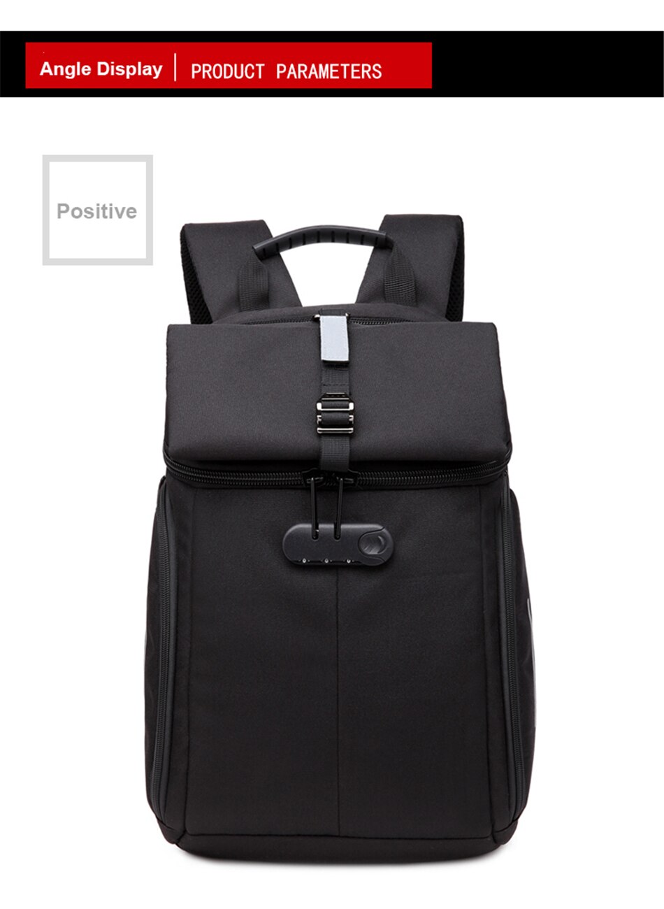 Business Anti-theft Backpack Men Women Laptop Notebook Waterproof Backpacks Large Capacity School Travel Casual USB Charging Bag