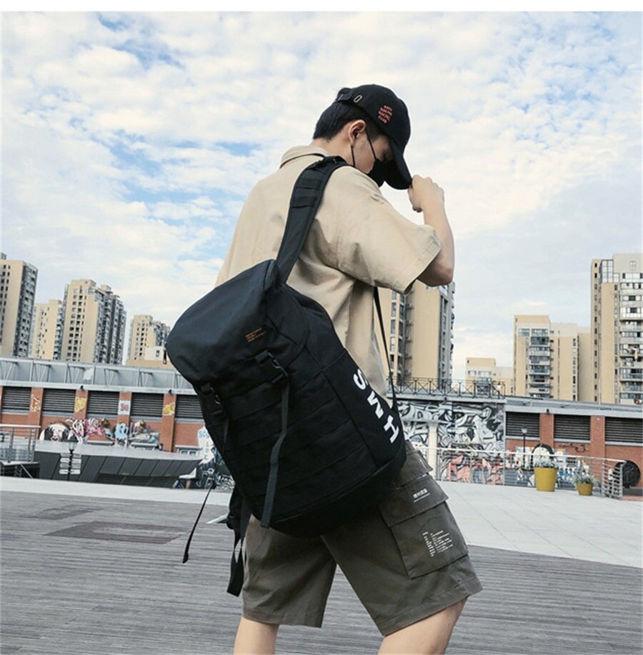 Unisex Anti-Theft Backpack Large Capacity Casual Waterproof Oxford Climbing Backpack Quality Unisex Simple Sport Travel Backpack