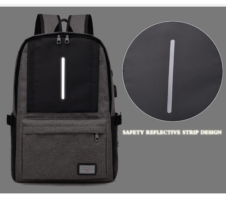 New USB Charging Backpack Men Women Multi-functional Travel Business 15.6 Inch Laptop Backpacks School Bags For Teenagers Unisex