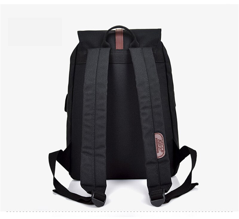 Canvas School Bags Women Waterproof Casual Large Capacity Vintage Backpack Teenagers Unisex Student Shopping Travel Shoulder Bag