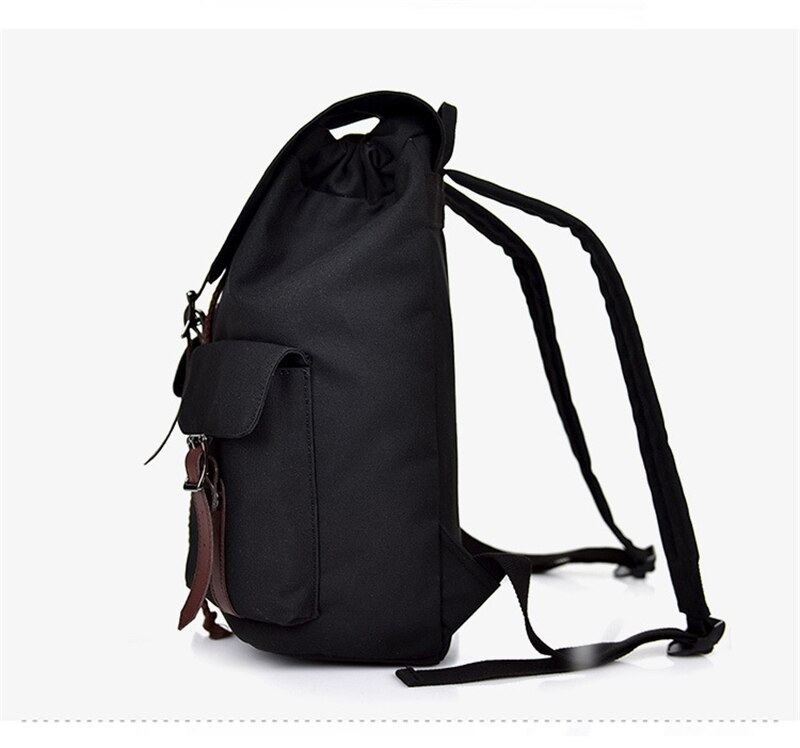 Canvas School Bags Women Waterproof Casual Large Capacity Vintage Backpack Teenagers Unisex Student Shopping Travel Shoulder Bag