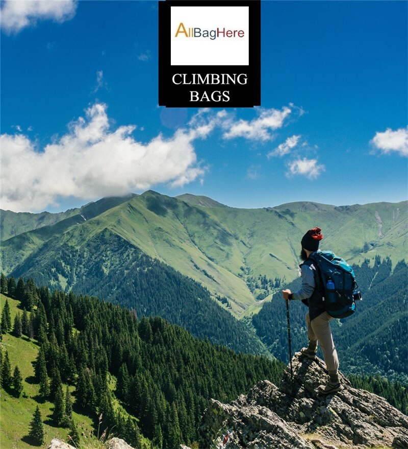 Outdoor Tourist Climbing Backpack Waterproof Nylon Large Capacity Trekking Travel Backpacks Men Women Quality Sports Hiking Bags