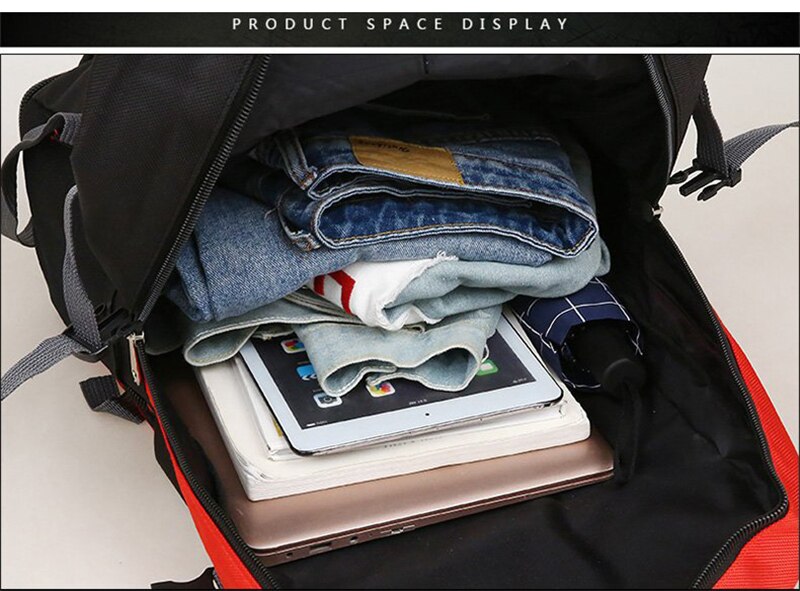 Outdoor Tourist Climbing Backpack Waterproof Nylon Large Capacity Trekking Travel Backpacks Men Women Quality Sports Hiking Bags