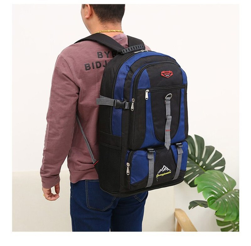 Outdoor Tourist Climbing Backpack Waterproof Nylon Large Capacity Trekking Travel Backpacks Men Women Quality Sports Hiking Bags