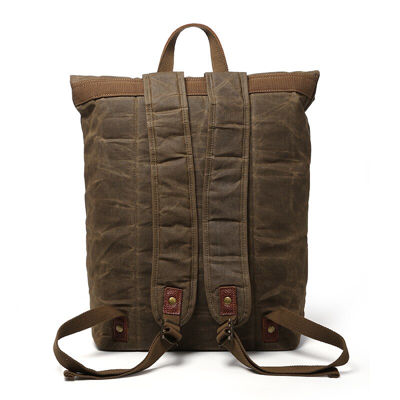 New 2020 Men Canvas Backpack Waterproof Tourist Retro College Large Capacity Bags Quality Casual Vintage Laptop Travel Rucksacks