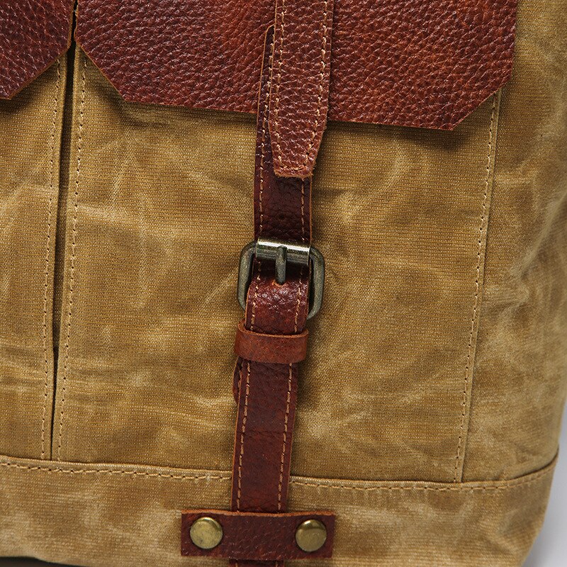 New 2020 Men Canvas Backpack Waterproof Tourist Retro College Large Capacity Bags Quality Casual Vintage Laptop Travel Rucksacks