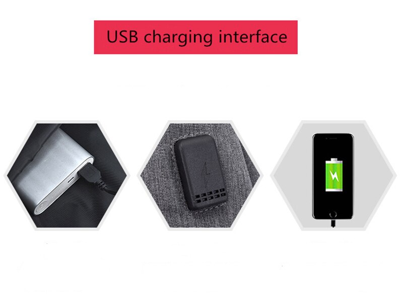 Men's Waterproof Laptop Backpack Large Capacity Business Casual Travel Backpacks Male USB Charging Fashion Teenagers School Bags